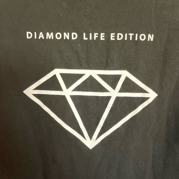 Diamond Supply Co.Black Long Sleeves graphic tee.Size M - Picture 6 of 10